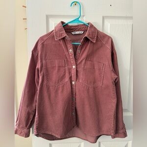 ZARA Corduroy Jacket/Shacket Mauve